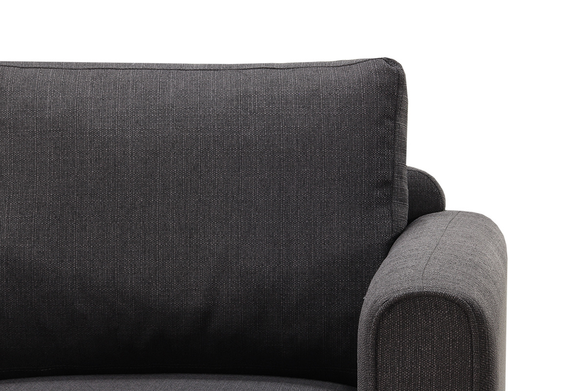 Fauteuil scandinave gris anthracite HALDEN