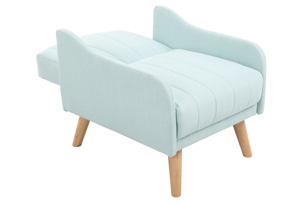 Fauteuil scandinave menthe � l'eau ARYA