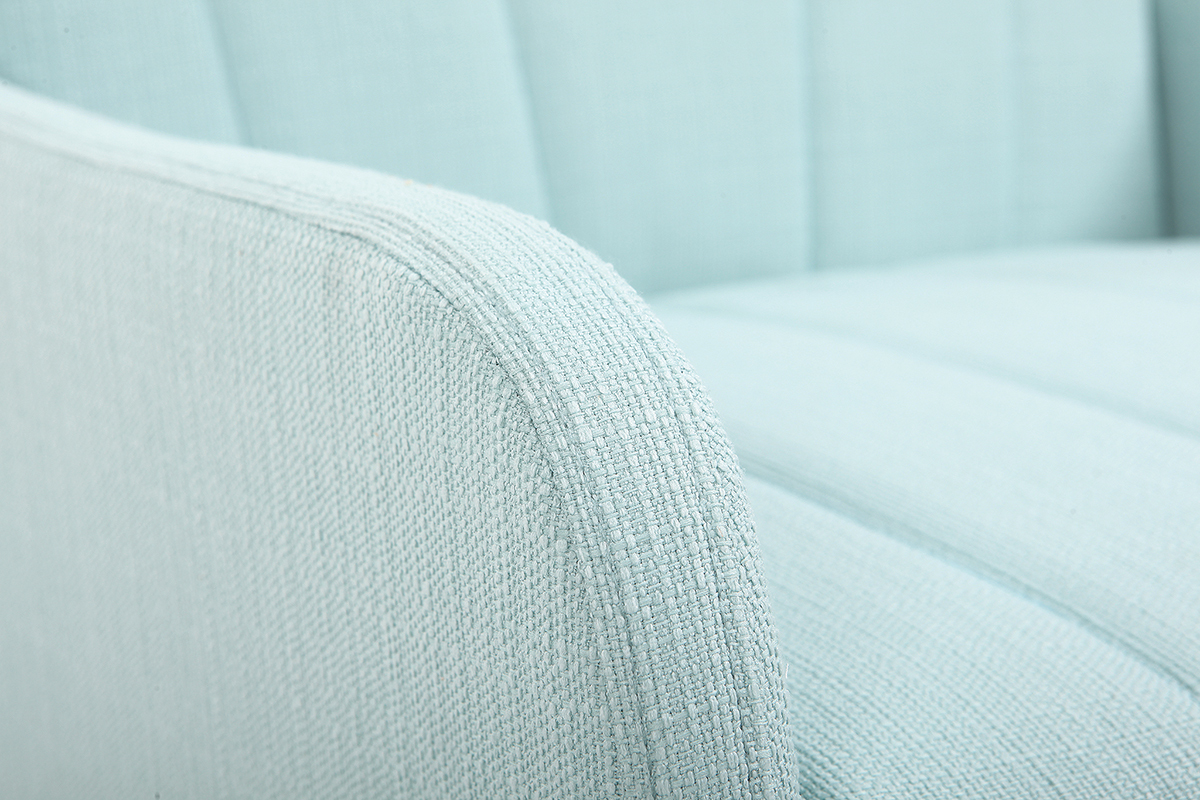 Fauteuil scandinave menthe � l'eau ARYA