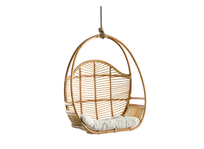 Fauteuil suspendu en rotin GALON - Miliboo & St&eacute;phane Plaza