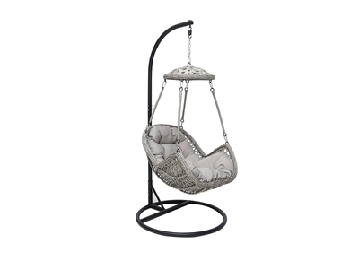 Fauteuil suspendu metal gris  BALI