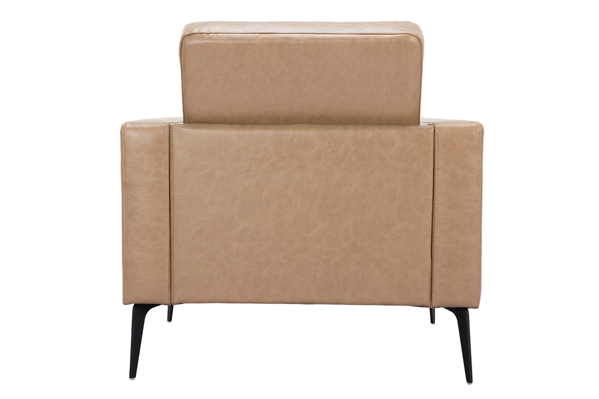 Fauteuil vintage camel RICCI