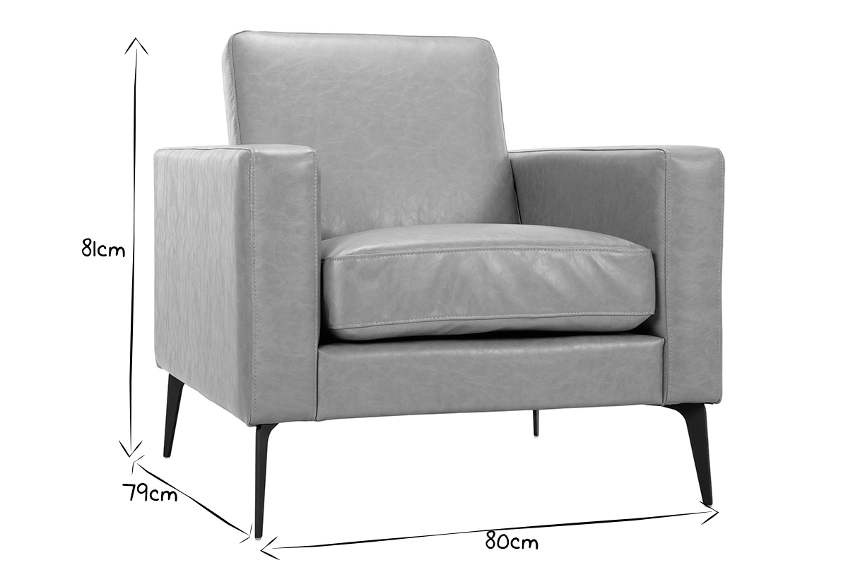 Fauteuil vintage camel RICCI