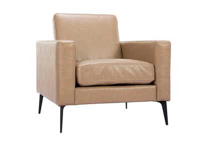 Fauteuil vintage camel RICCI