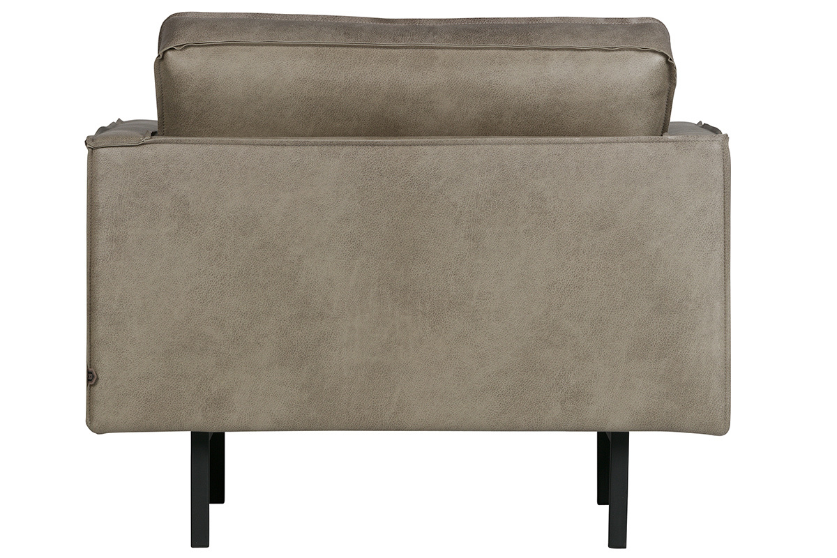 Fauteuil vintage gris ASPEN
