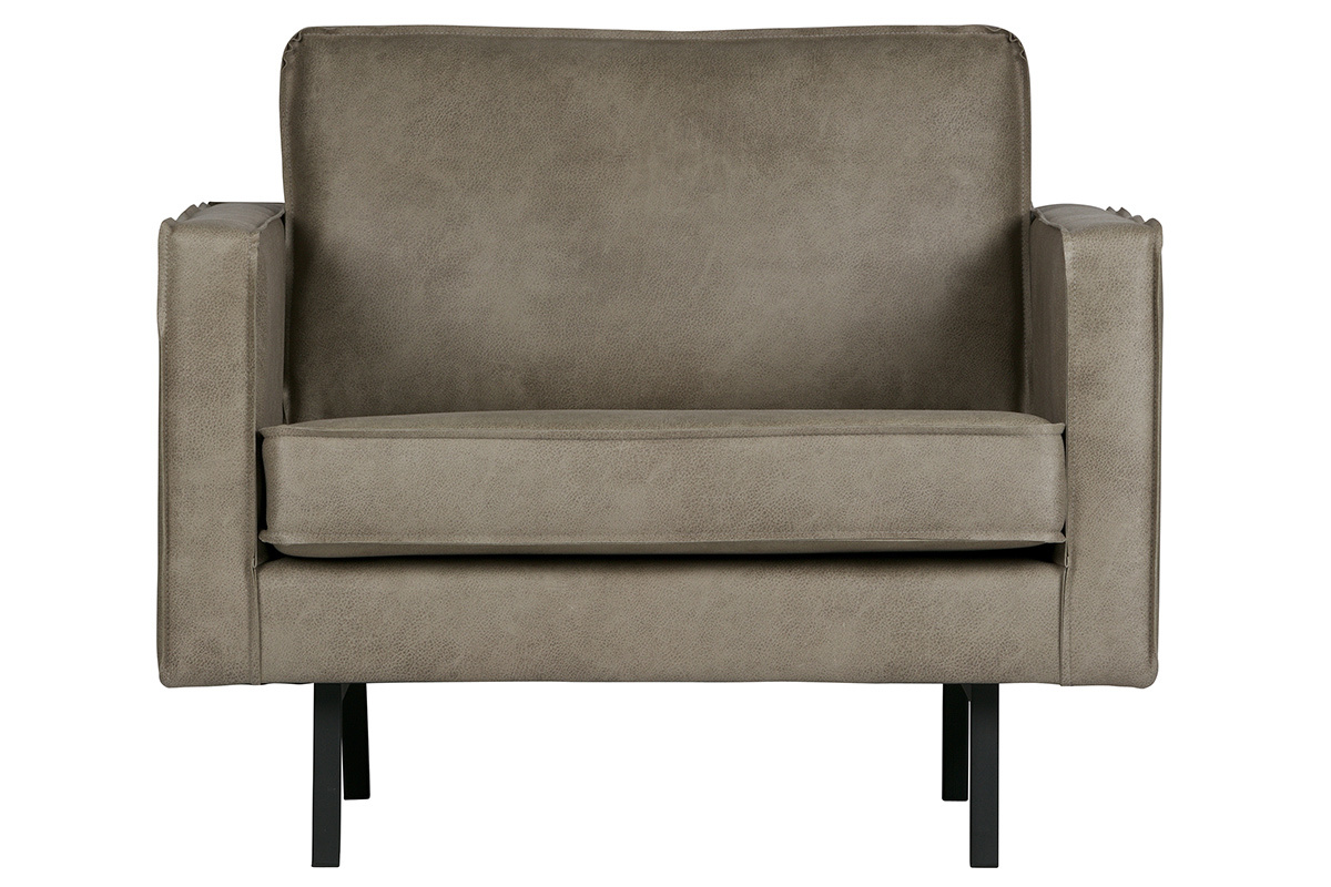 Fauteuil vintage gris ASPEN