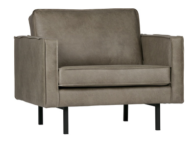 Fauteuil vintage gris ASPEN