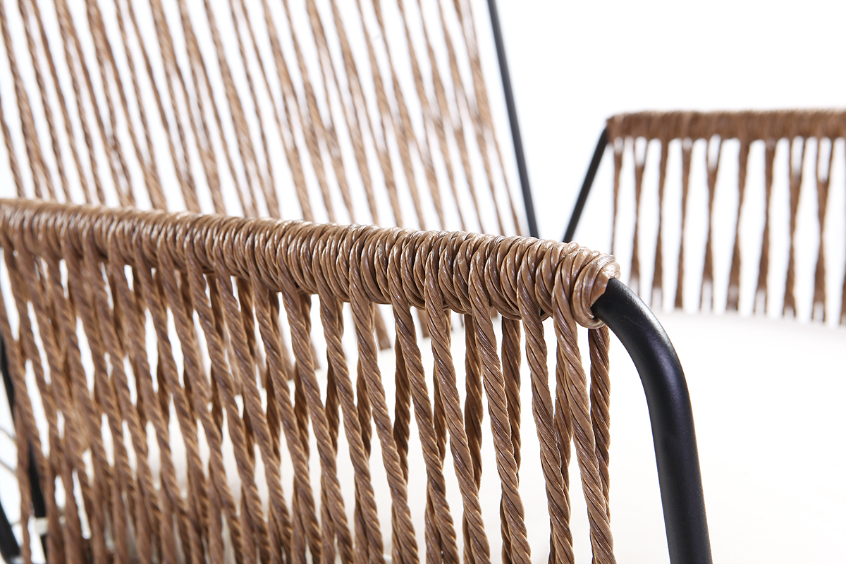 Fauteuils de jardin en fils de r�sine (lot de 2) MACCA