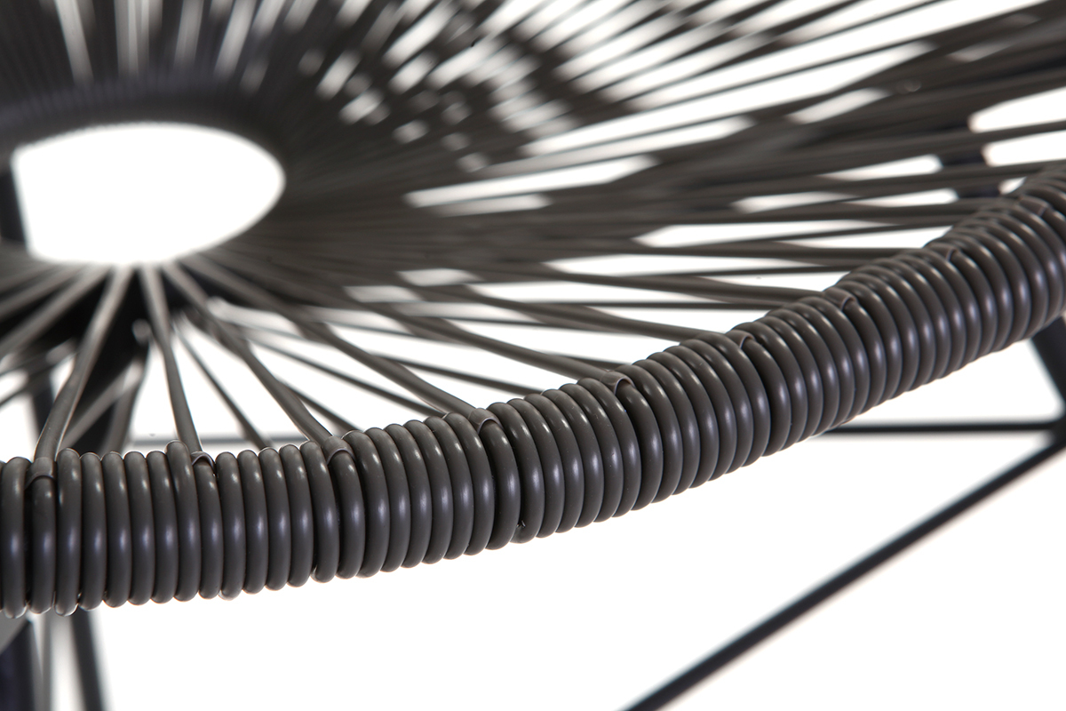 Fauteuils de jardin en fils de r�sine gris (lot de 2) BELLAVISTA