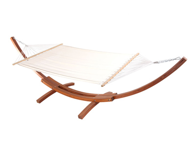 Hamac de jardin blanc cass&eacute; BELLE ILE