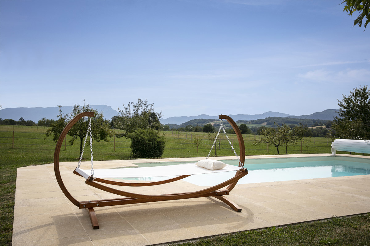 Hamac de jardin blanc cass HENDAYE