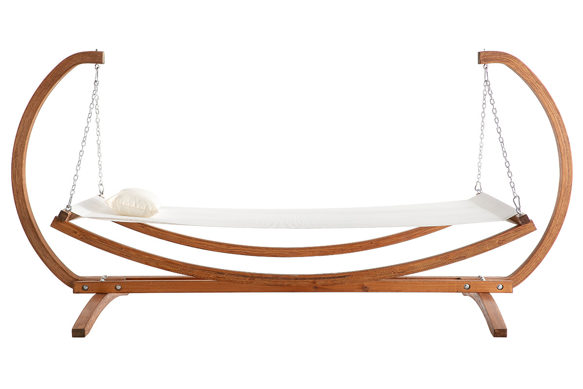 Hamac de jardin blanc cass HENDAYE