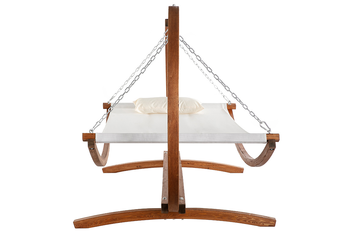 Hamac de jardin blanc cass HENDAYE