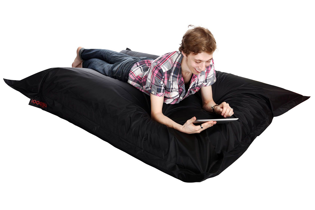Housse de pouf g�ant noire BIG MILIBAG