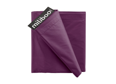 Housse de pouf géant prune BIG MILIBAG - Housse de pouf géant prune BIG MILIBAG