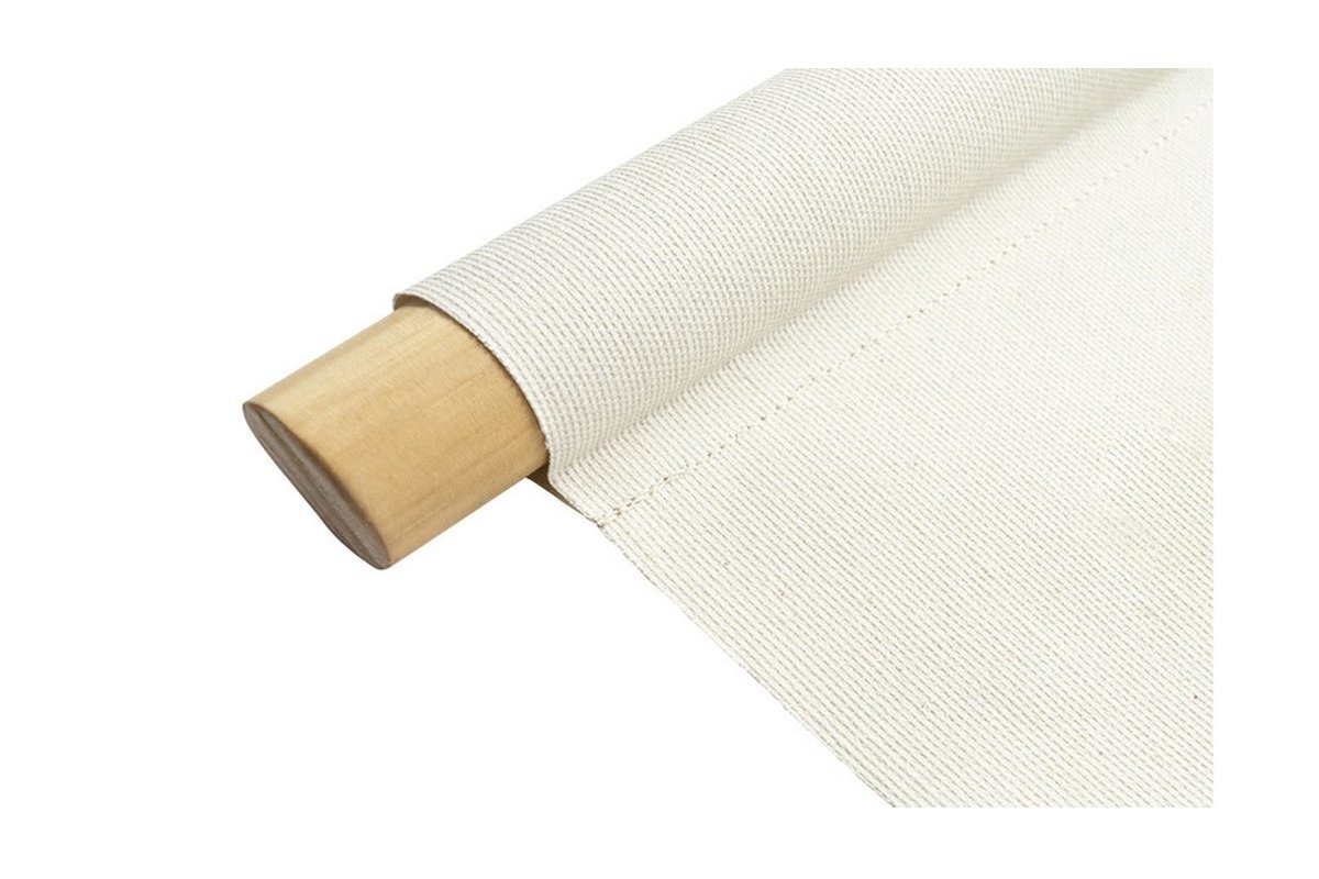 Kakmono tableau en toile suspendue motif abstrait sur fond beige L40 x H60 cm SIWA