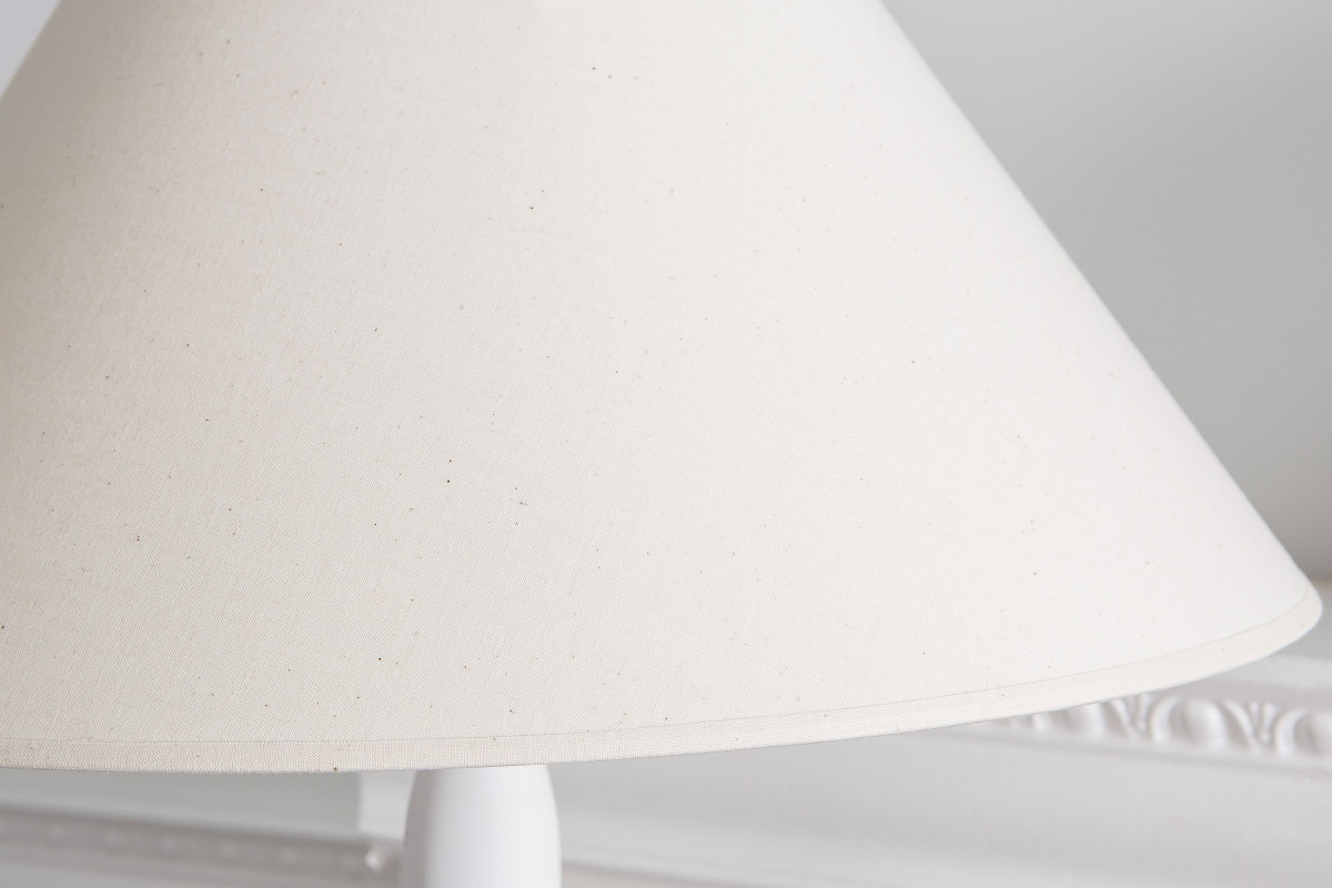 Lampadaire design bois blanc MERINE
