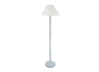 Lampadaire design bois blanc MERINE