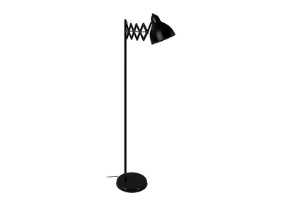 Lampadaire design extensible acier noir ACCORDEON