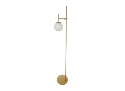 Lampadaire design métal doré AUREOL -