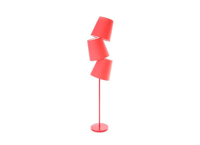 Lampadaire design rouge BAYA