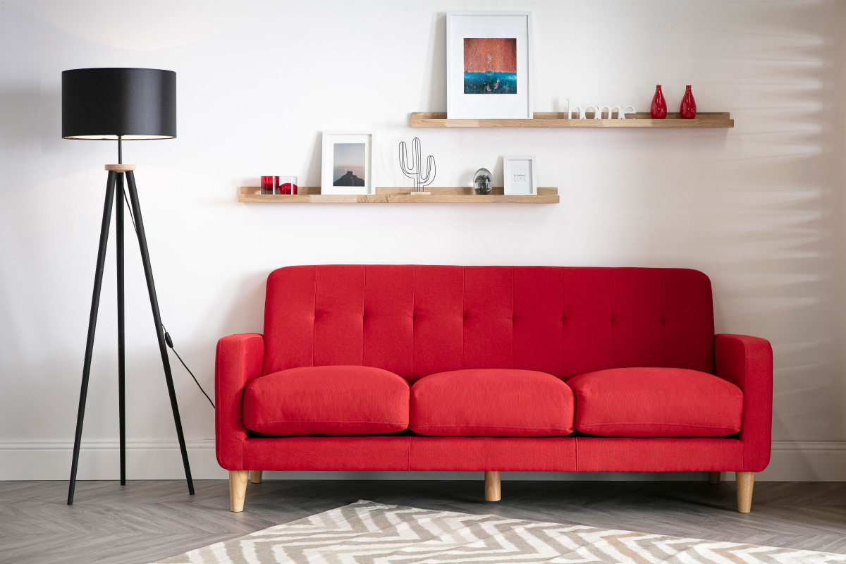 Lampadaire design tr�pied bois noir TRIPOD