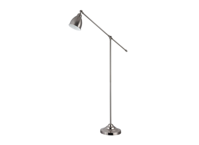 Lampadaire indus m&eacute;tal nickel PROJECT