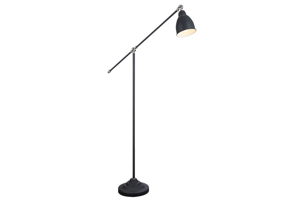 Lampadaire indus m�tal noir PROJECT