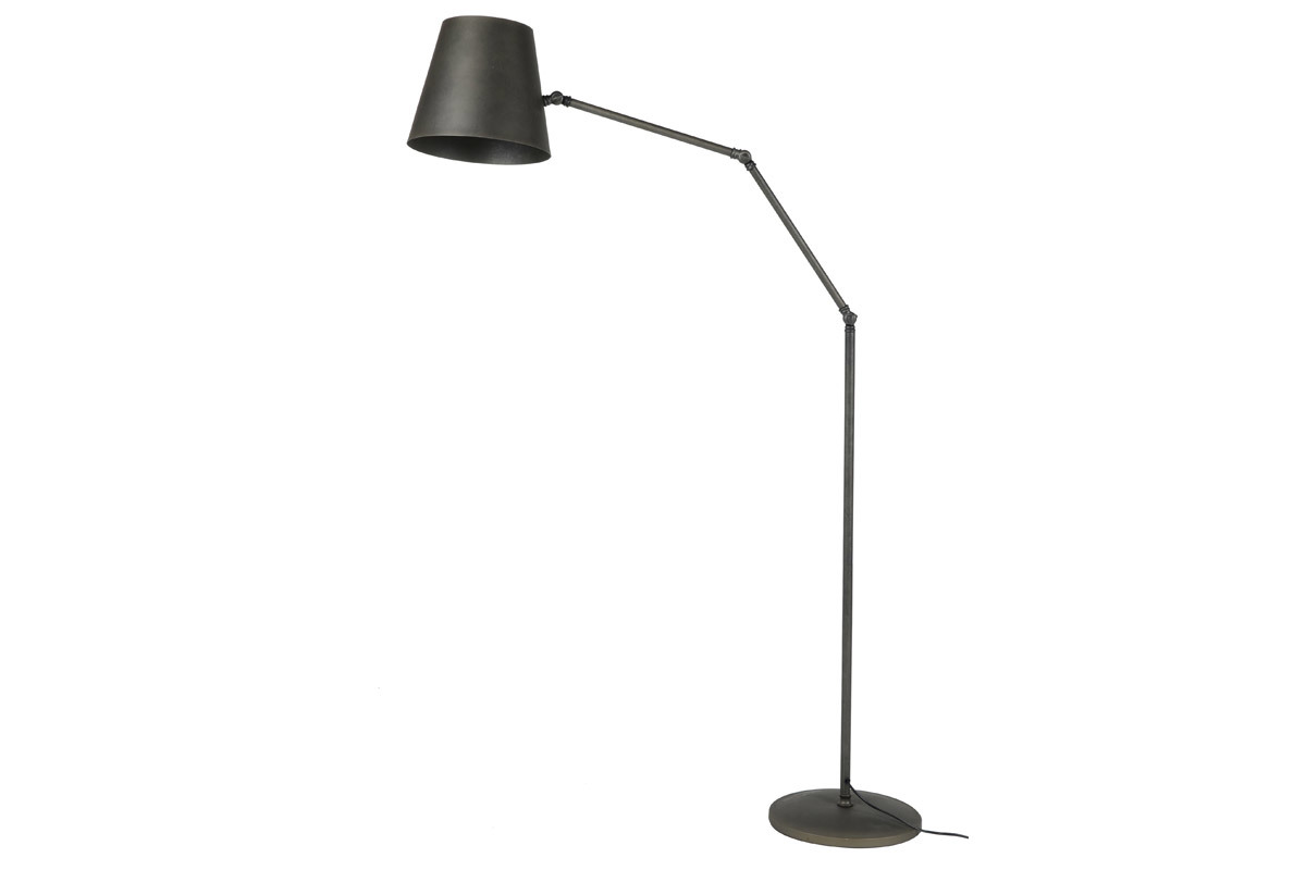 Lampadaire industriel en m�tal anthracite BUCKET