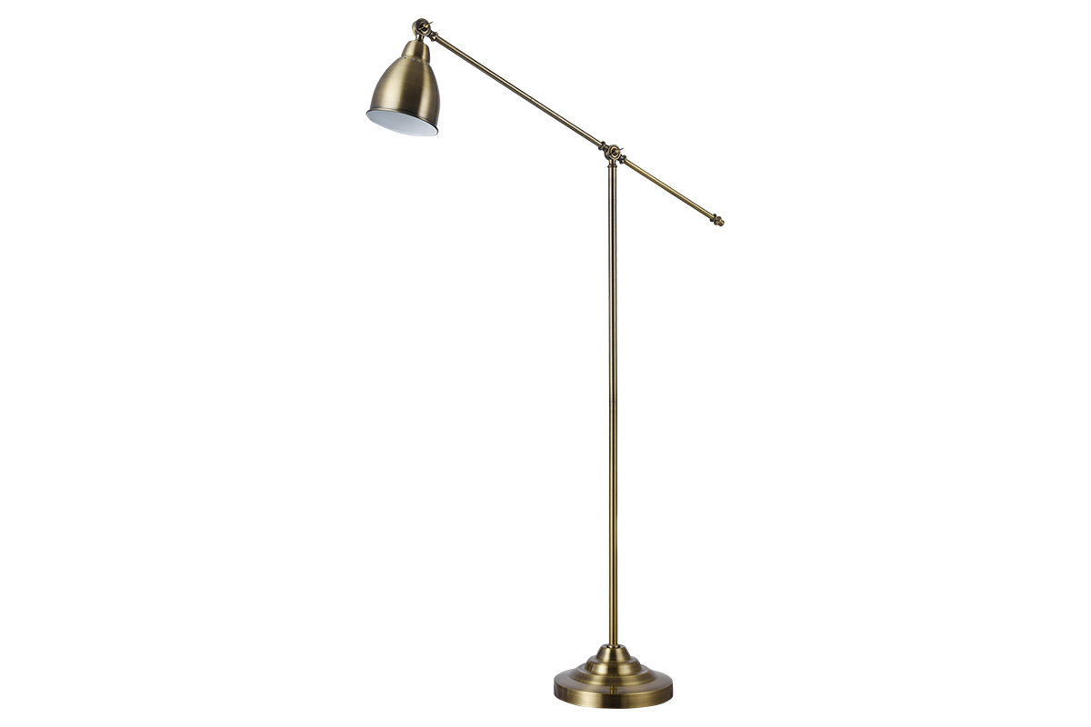 Lampadaire industriel m�tal laiton PROJECT