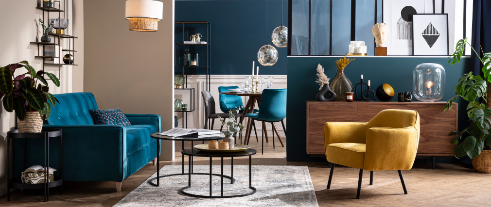 Lampe � poser avec d�me en verre D35 cm ANCY