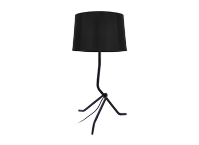 Lampe &agrave; poser design acier noir DANDY