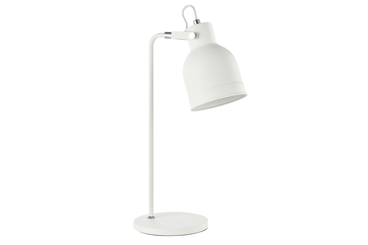 Lampe � poser design m�tal blanc PHOENIX