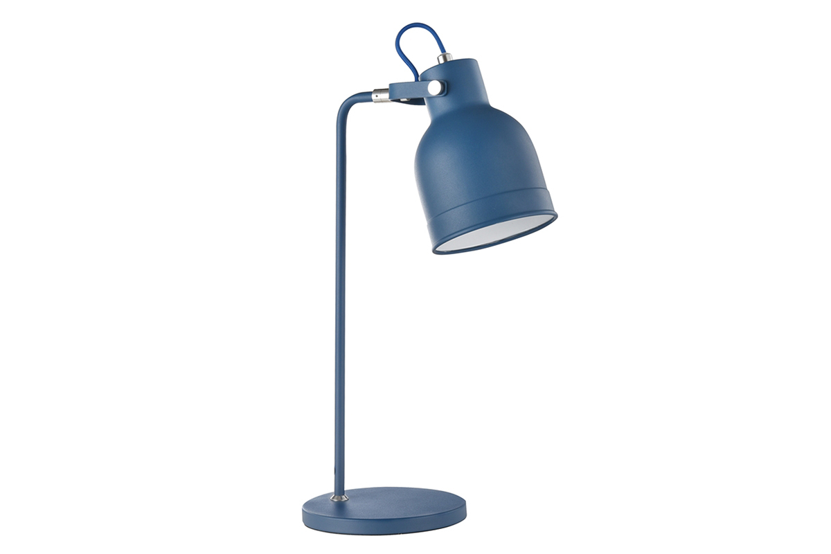 Lampe � poser design m�tal bleu PHOENIX