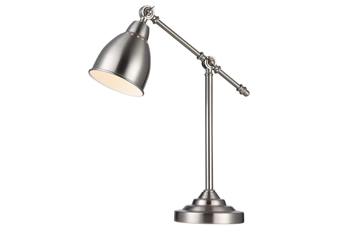 Lampe � poser design m�tal nickel PROJECT
