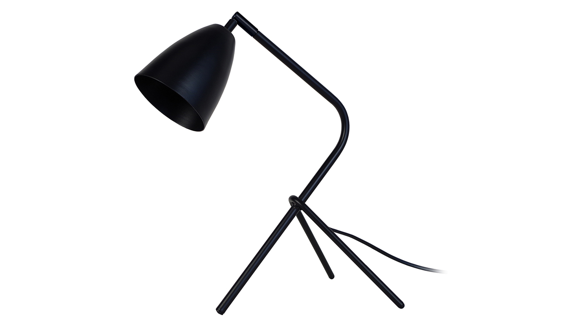 Lampe  poser design mtal noir FRIDAY