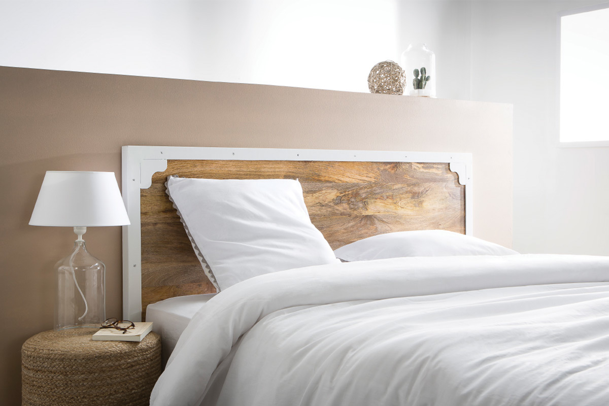 Lampe � poser design verre et blanc TRAVEL