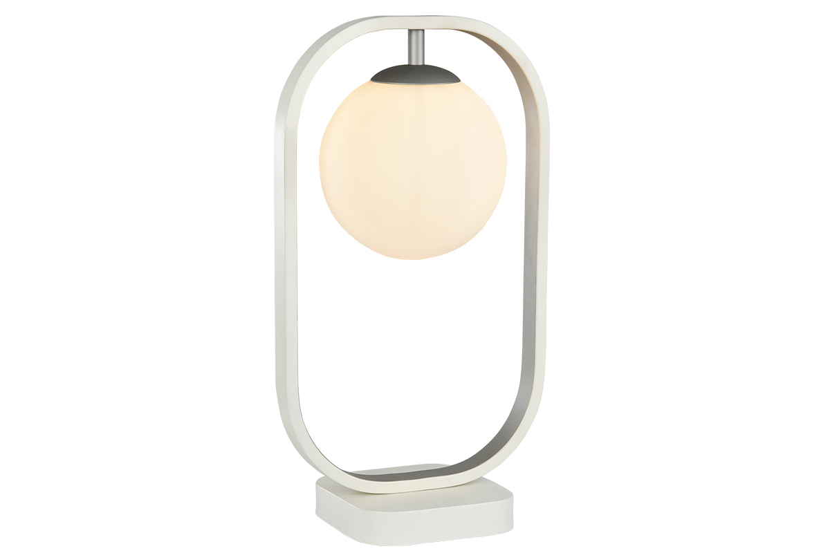 Lampe � poser design verre et m�tal dor� AVOLO