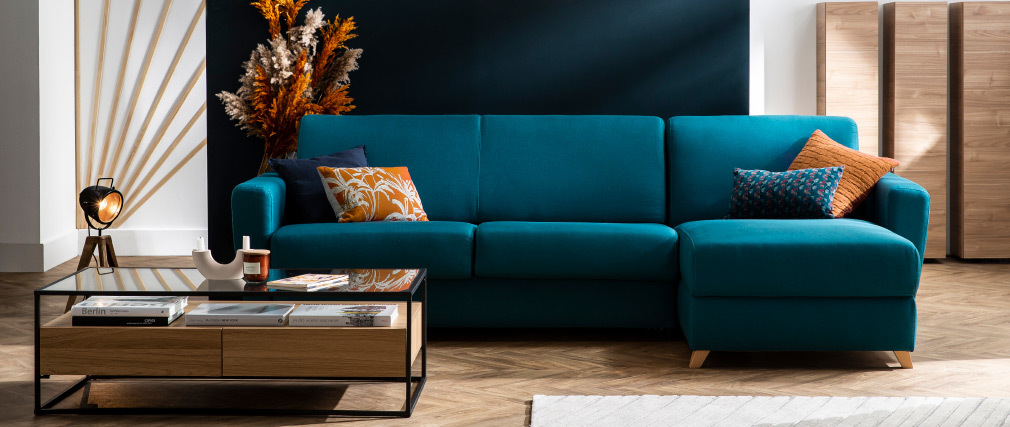 Lampe � poser industrielle tr�pied bois et m�tal STUDIO