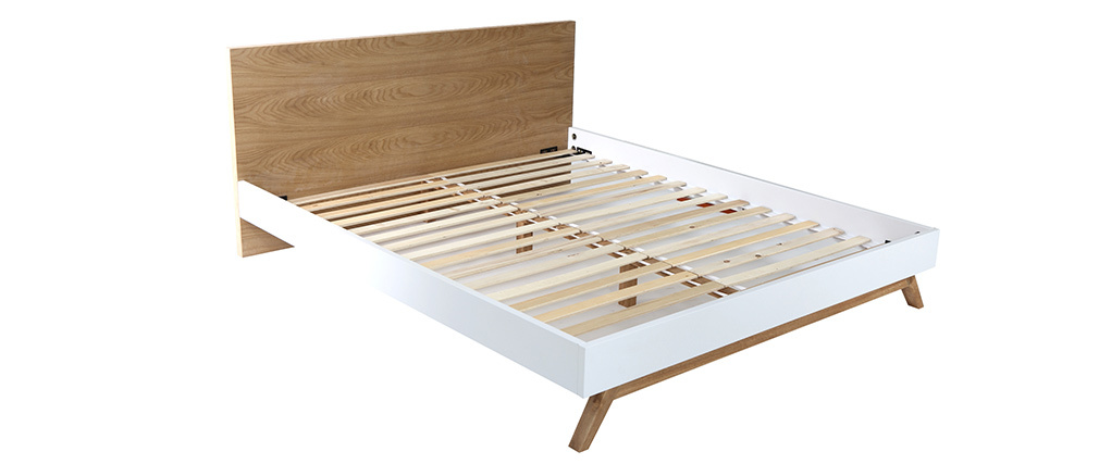 Lit 160x200 design scandinave HELIA