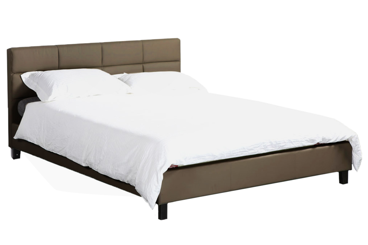 Lit 2 places 160x200 beige SOLAL