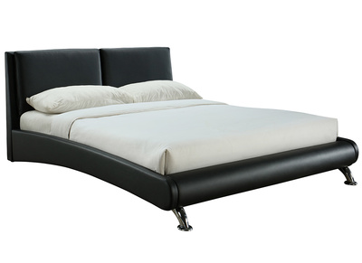 Lit deux places 160*200 noir JOAO