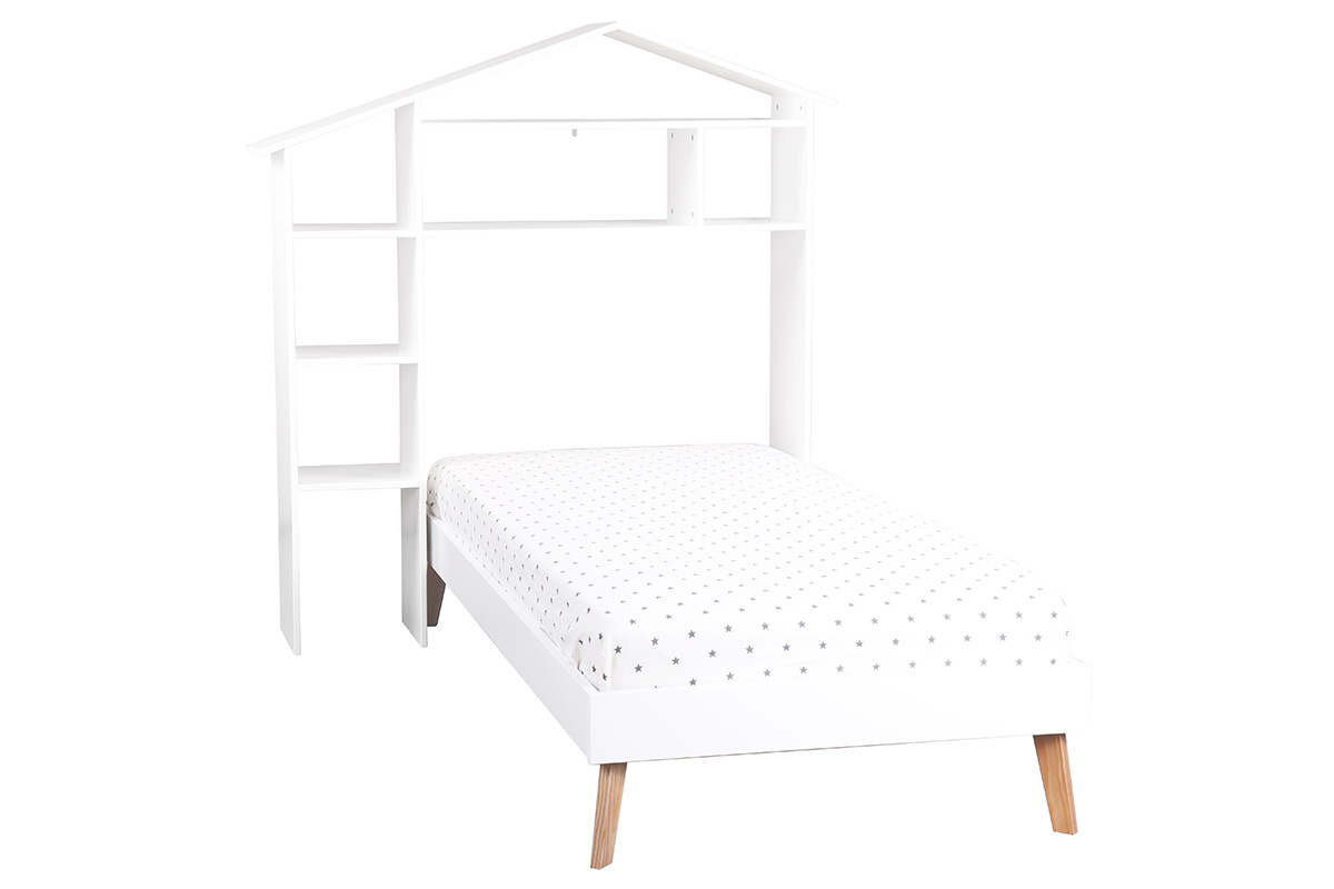 Lit enfant et t�te de lit avec rangements HOME