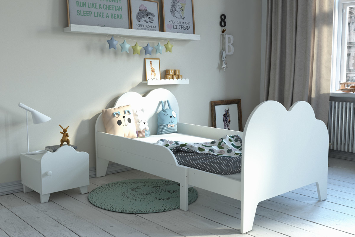 Lit enfant volutif nuage blanc AERO
