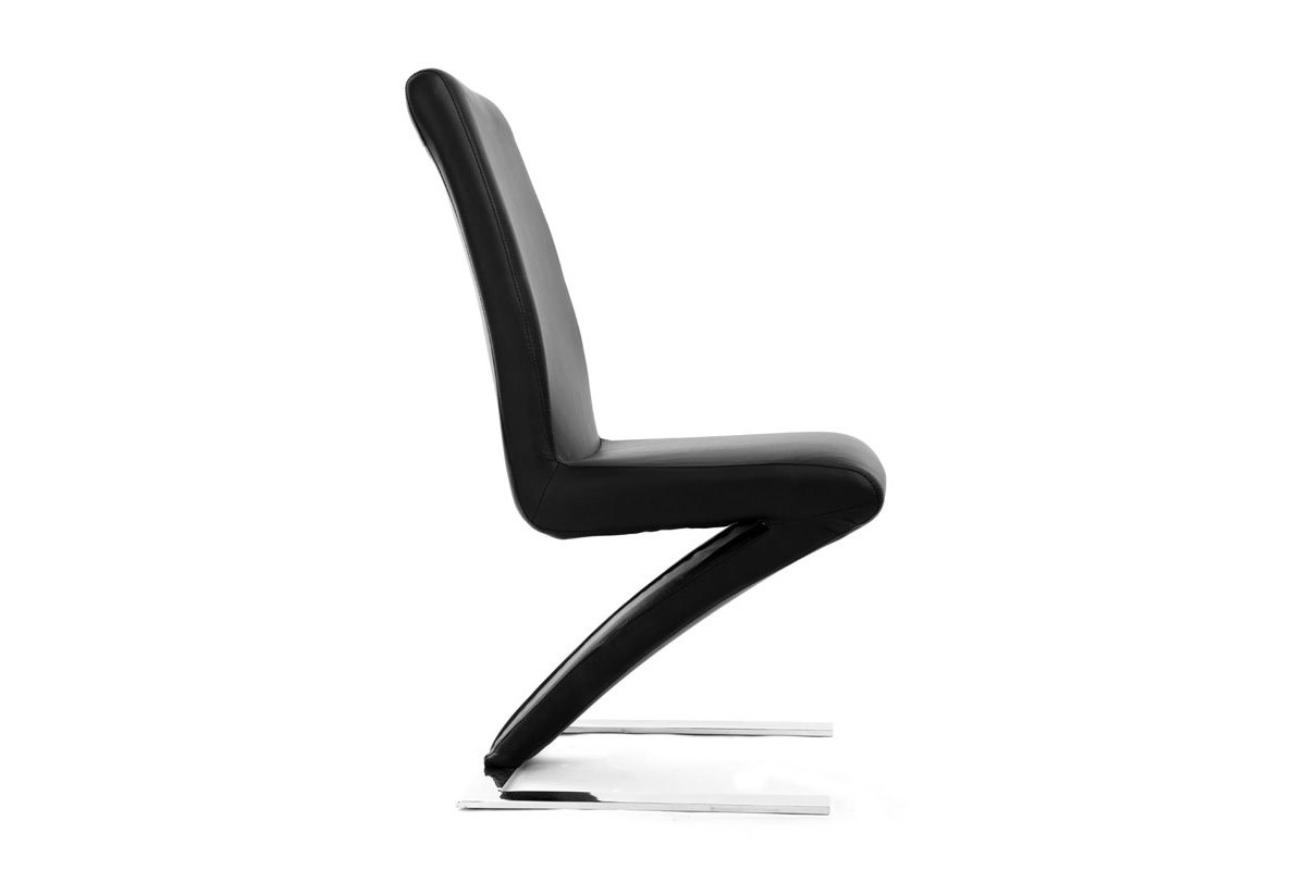 Lot de 2 chaises design noires NEW ANGIE