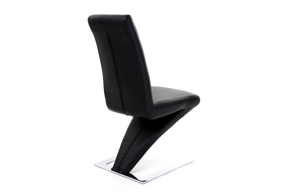 Lot de 2 chaises design noires NEW ANGIE