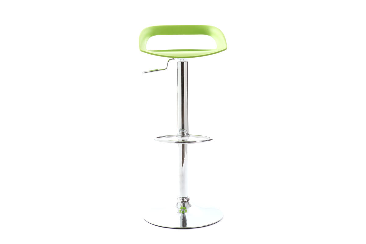 Lot de 2 tabourets de bar design vert PHENIX