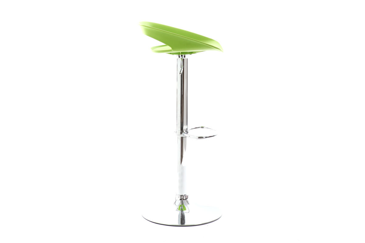 Lot de 2 tabourets de bar design vert PHENIX