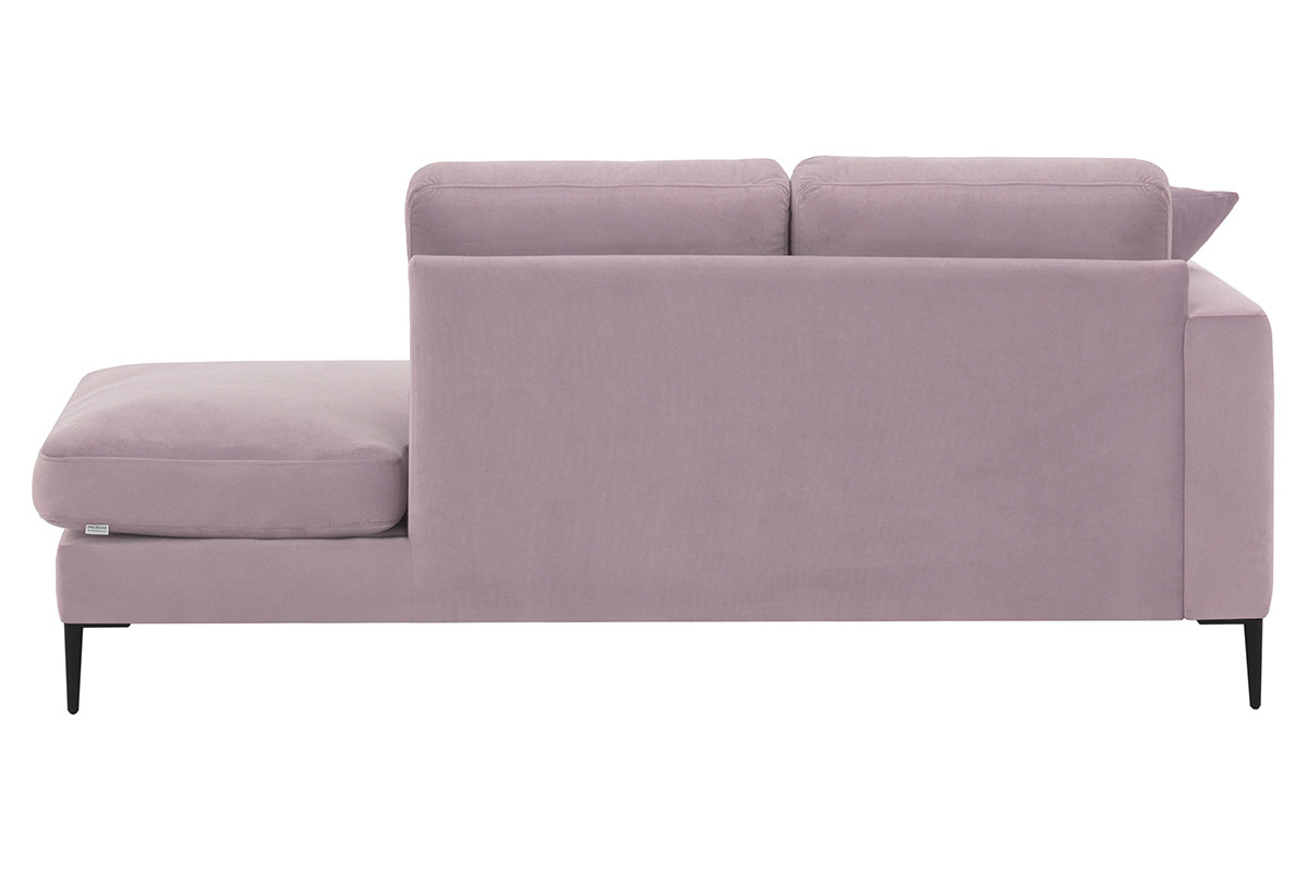 M�ridienne en velours rose COZY