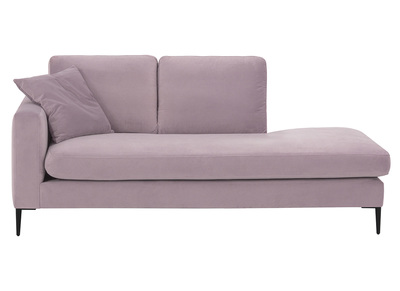 M&eacute;ridienne en velours rose COZY - Miliboo & St&eacute;phane Plaza